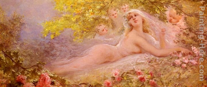 Georges Jules Victor Clairin A Bride's Fantasy